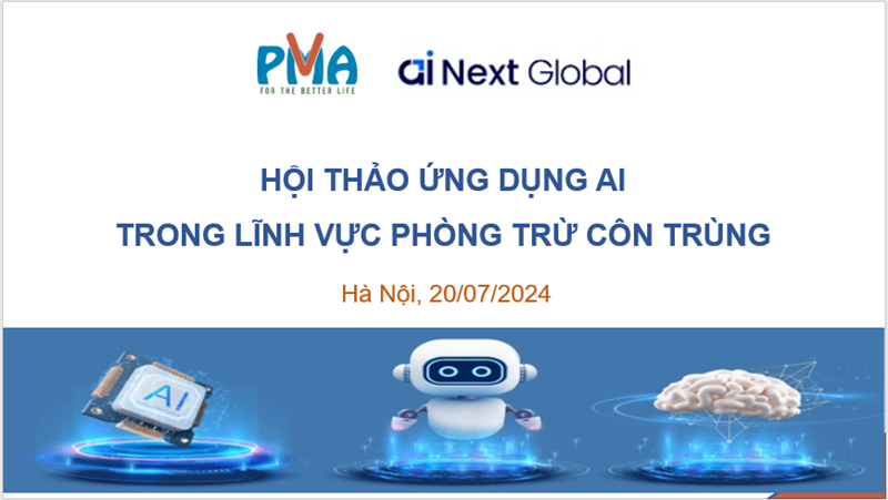 HỘI THẢO ỨNG DỤNG AI TRONG TRUYỀN THÔNG PHÒNG TRỪ CÔN TRÙNG