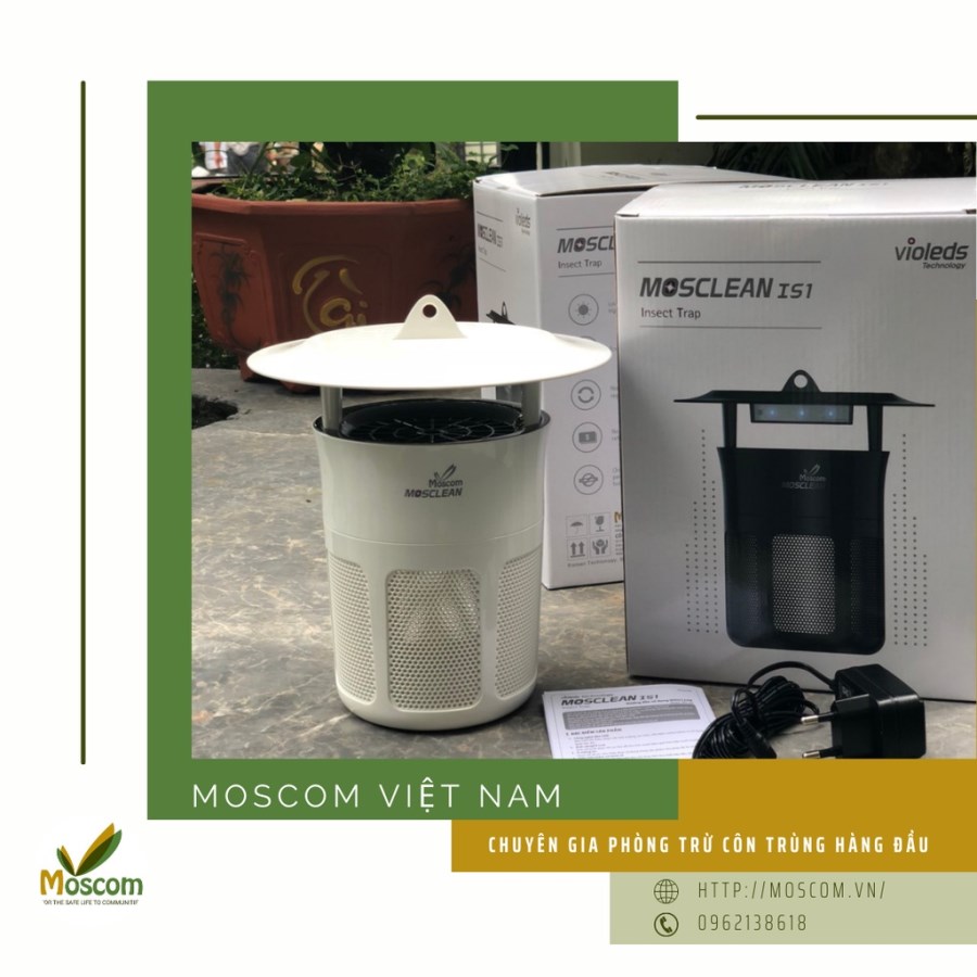 [CHÍNH HÃNG] Đèn bắt muỗi Mosclean IS1 công nghệ Hàn Quốc