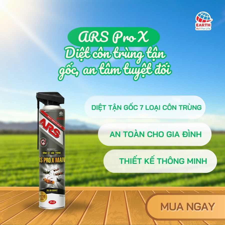 BÌNH XỊT CÔN TRÙNG ARS PRO X MẠNH