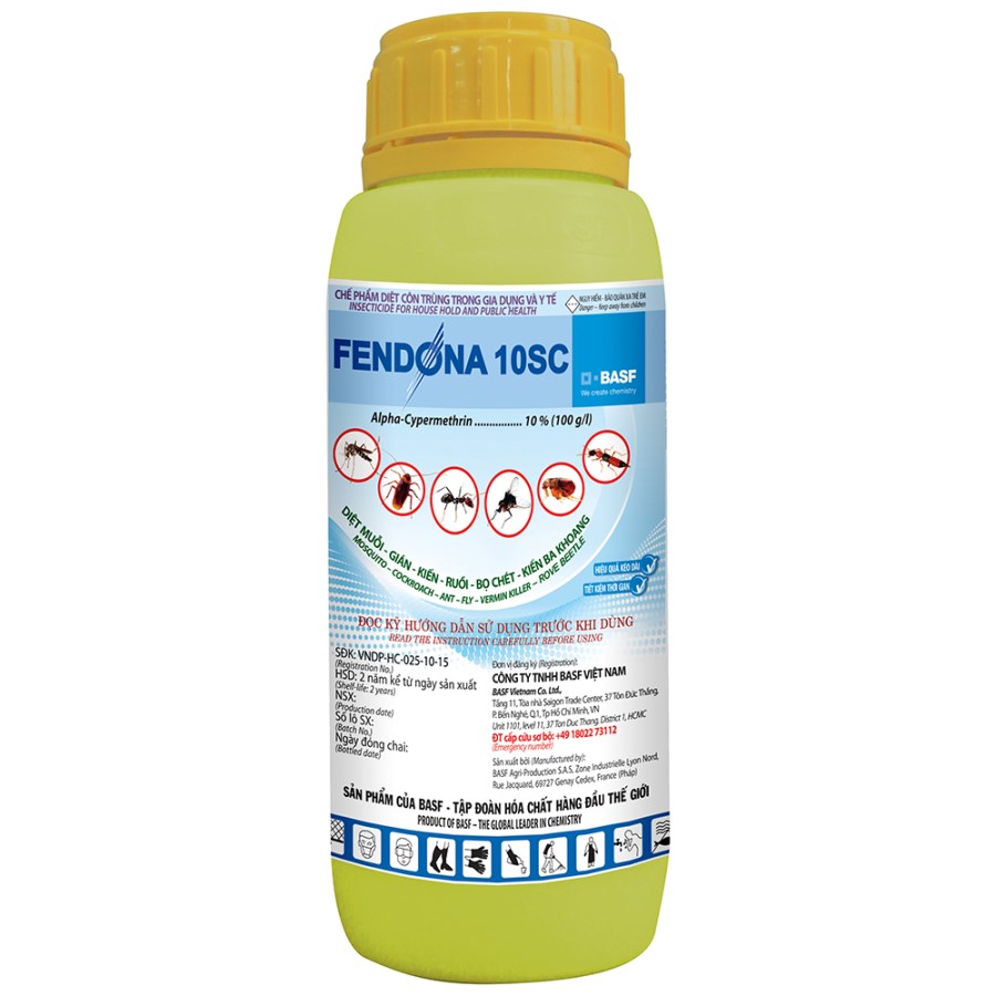 Thuốc diệt muỗi Fendona 10SC chai 1L