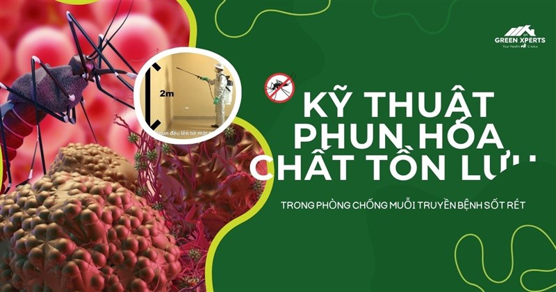 KỸ THUẬT PHUN HÓA CHẤT TỒN LƯU TRÊN TƯỜNG, VÁCH TRONG PHÒNG CHỐNG MUỖI TRUYỀN BỆNH SỐT RÉT